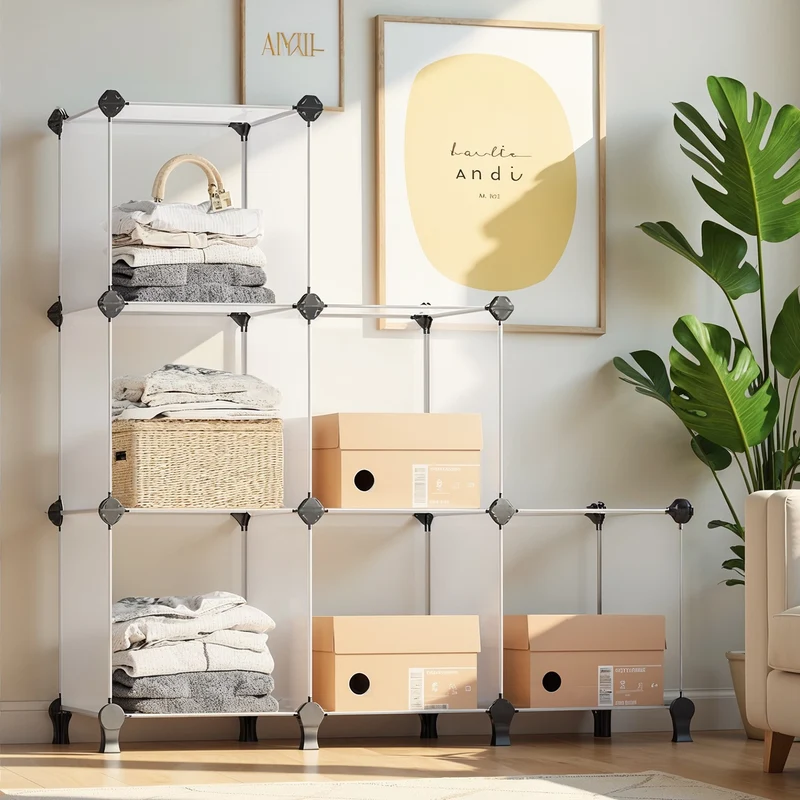 Regalsystem aus Kunststoff