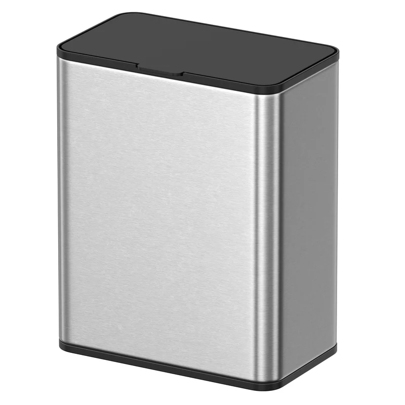 Mülleimer mit Deckel für Biomüll aus Metall