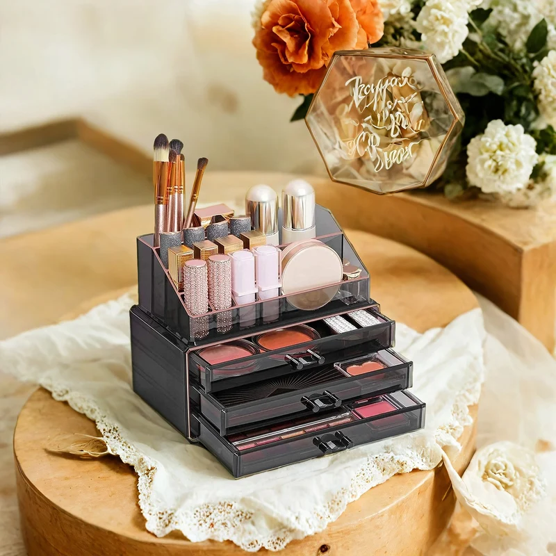Kosmetik-Organizer mit 3 Schubladen