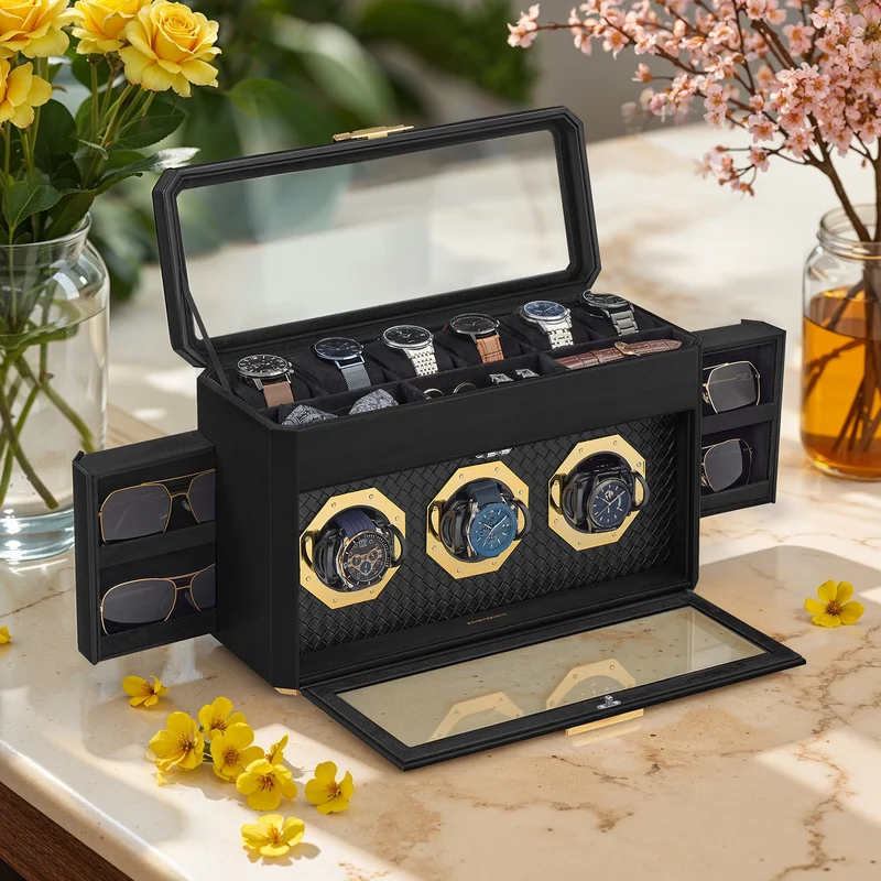 RONNE Kollektion - Uhrenbox für 9 Uhren