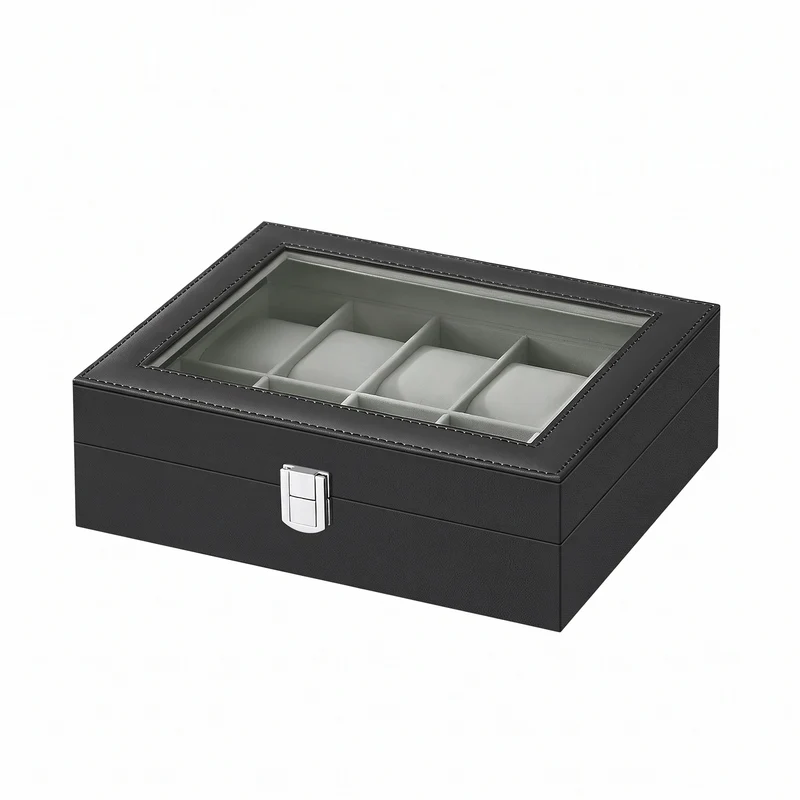 Uhrenbox mit 10 Fächern