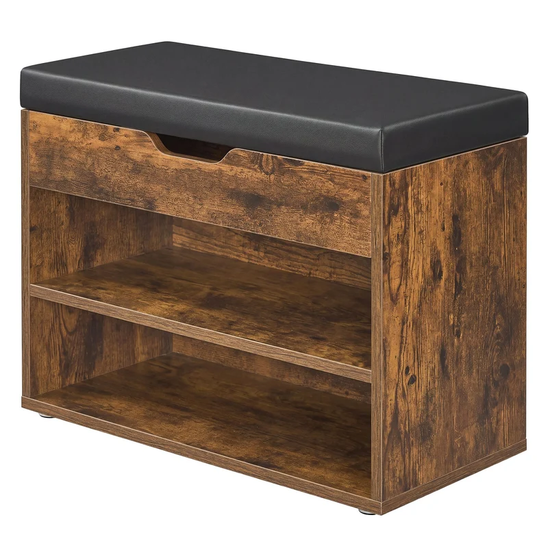 Schuhbank mit Kissen 30 x 60 x 44 cm