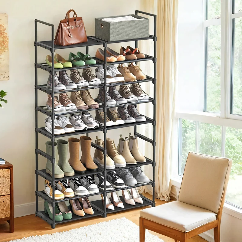 Schuhregal mit 8 Ebenen für bis zu Paar Schuhe