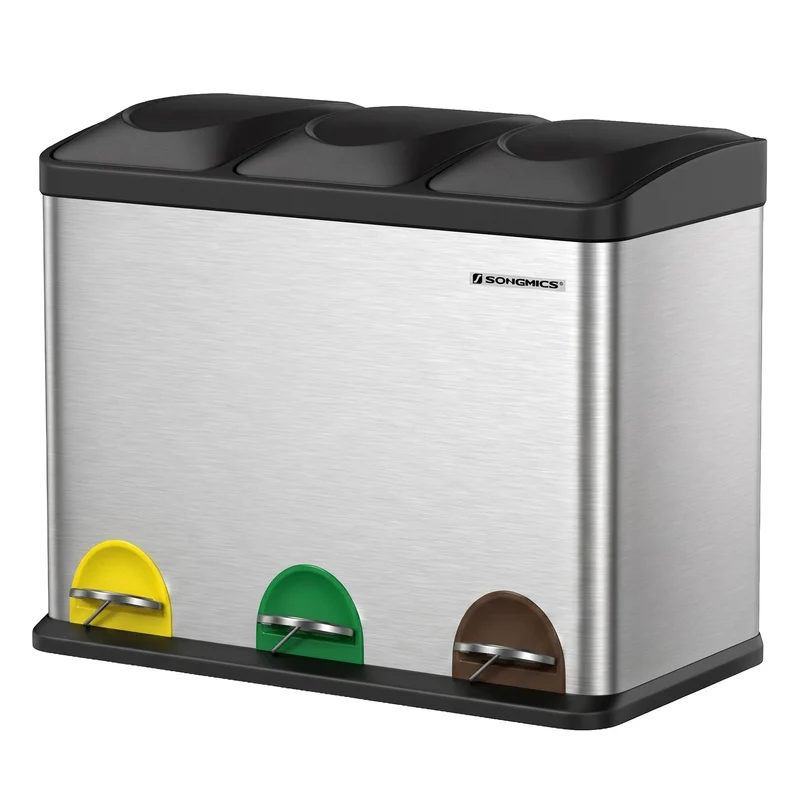 Großer Mülltrenner 45 Liter (3 x 15 L)
