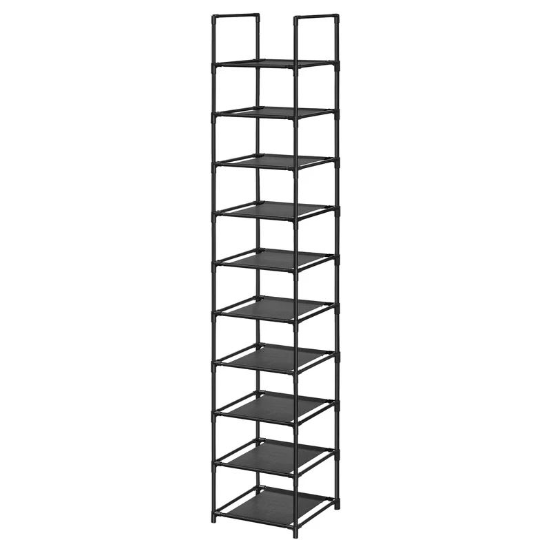 Schuhregal mit 10 Ebenen 33 x 33 x 173 cm