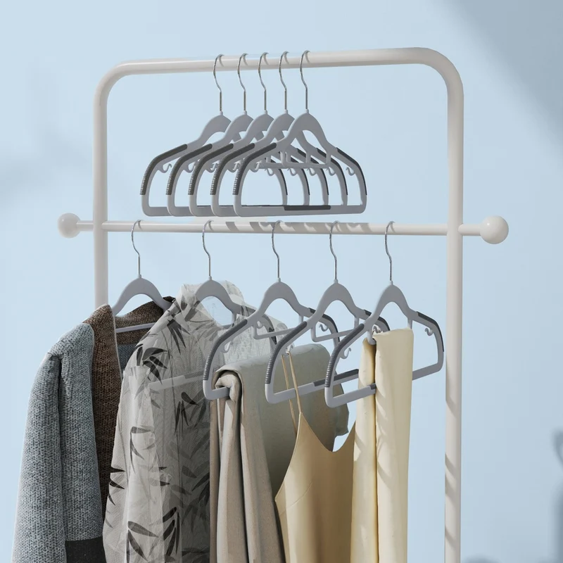 Kleiderbügel aus Kunststoff mit Anti-Rutsch-Design