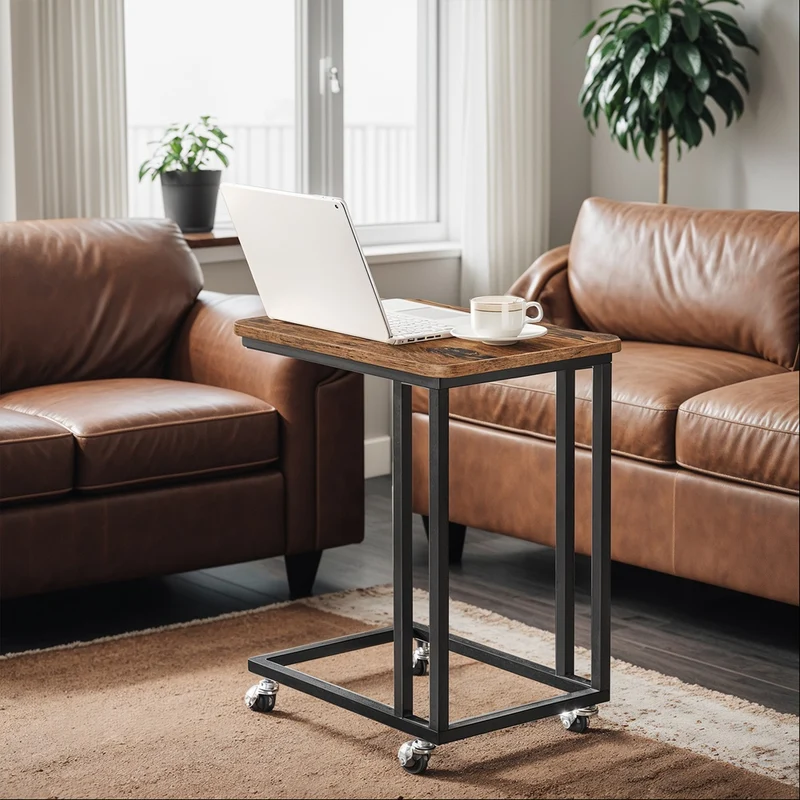 Industrie-Design Serviertisch auf Rollen